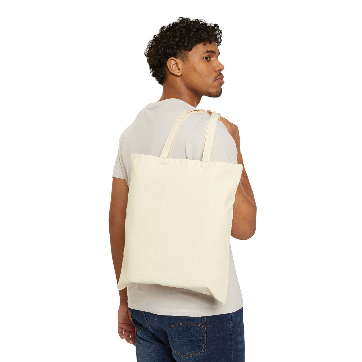 More than a Conqueror Canvas Tote