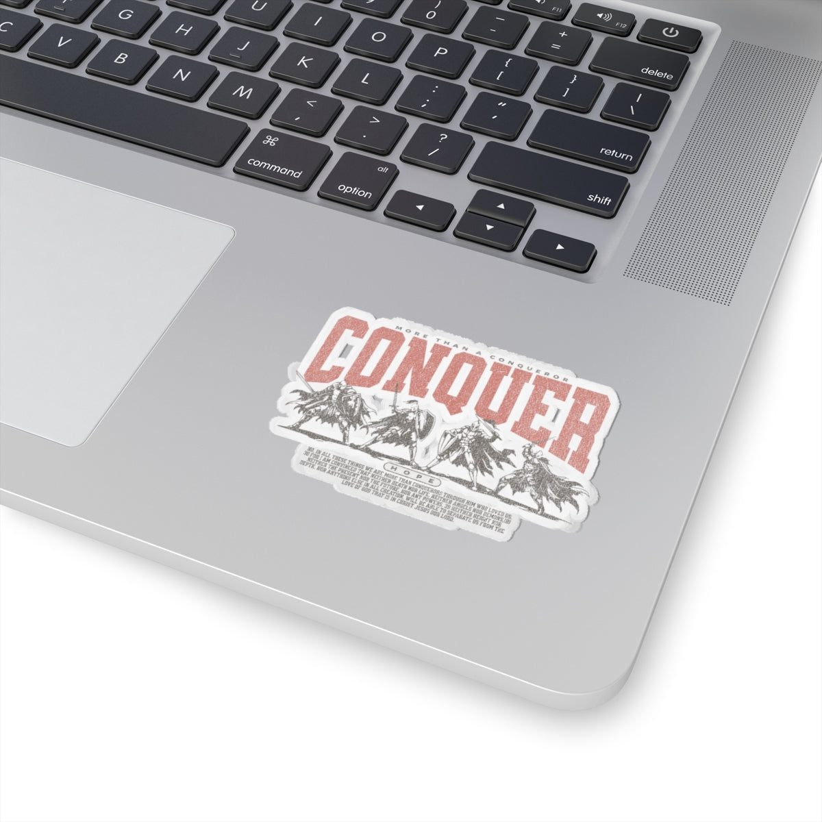 More Than a Conqueror Kiss-Cut Sticker