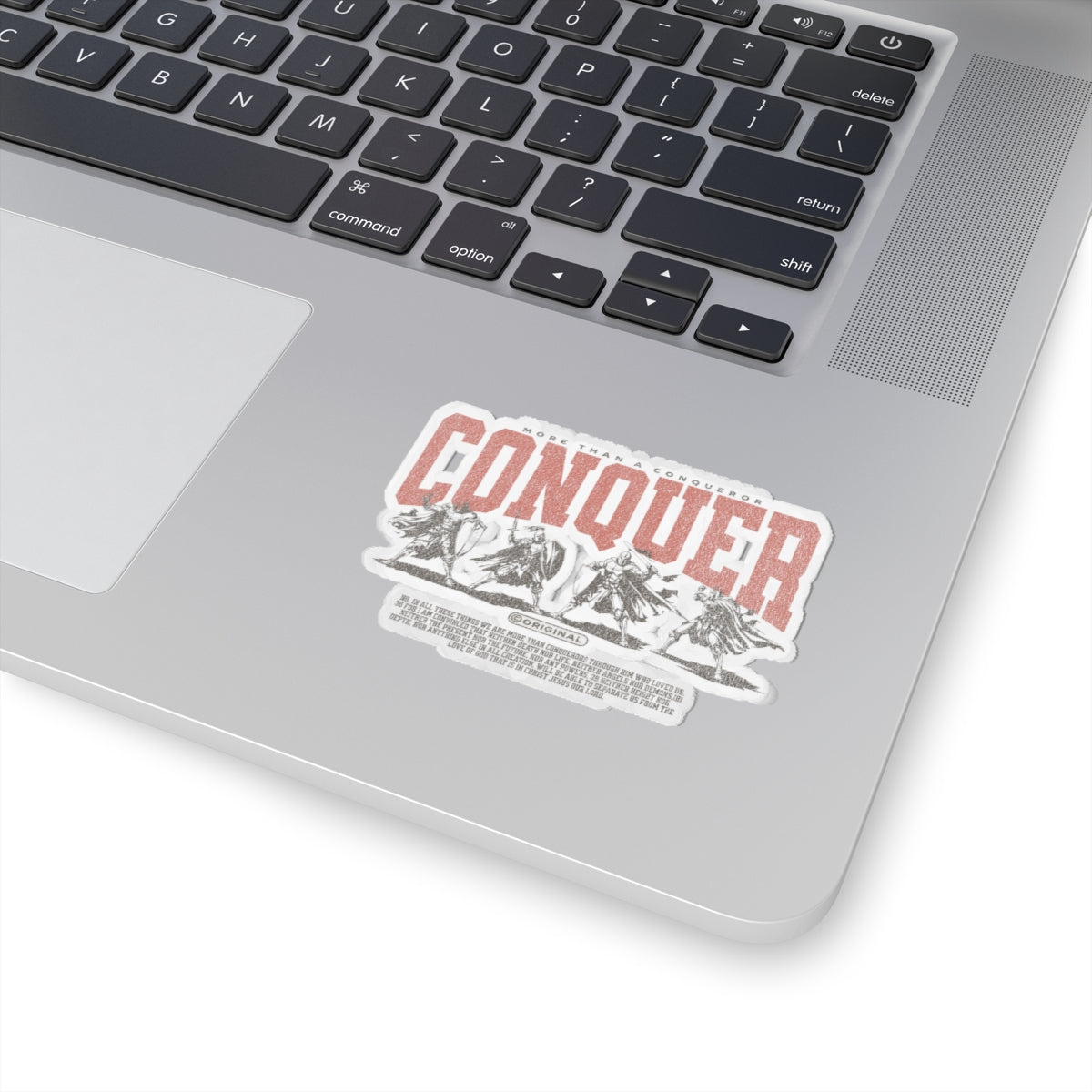 Conquer Vintage Warrior Kiss-Cut Sticker