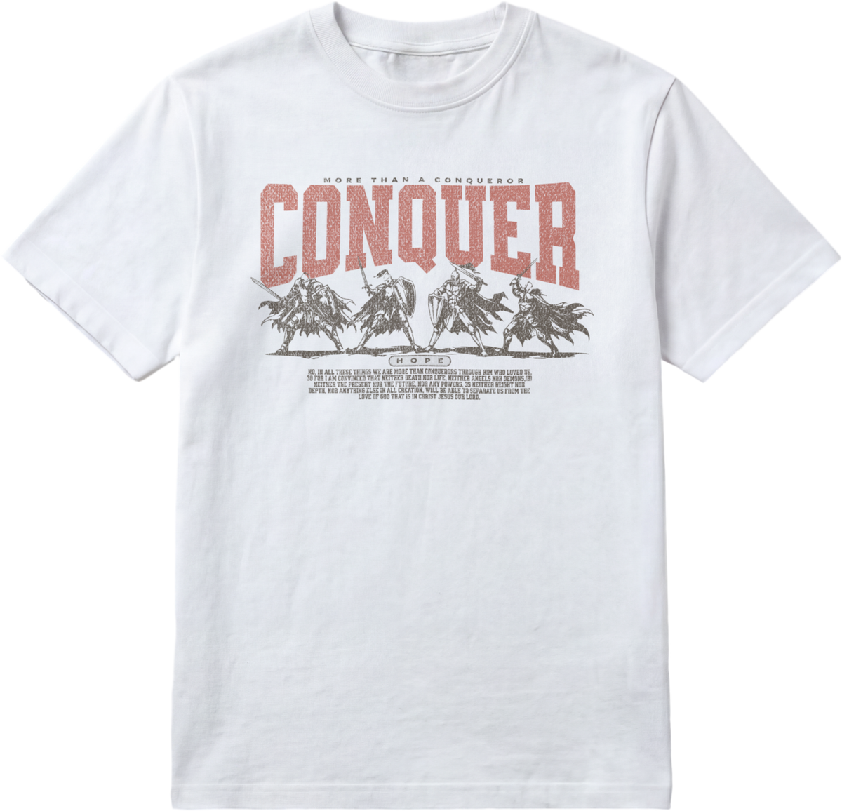 More than a Conqueror T-Shirt White