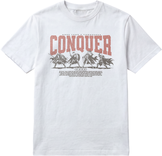 More than a Conqueror T-Shirt White